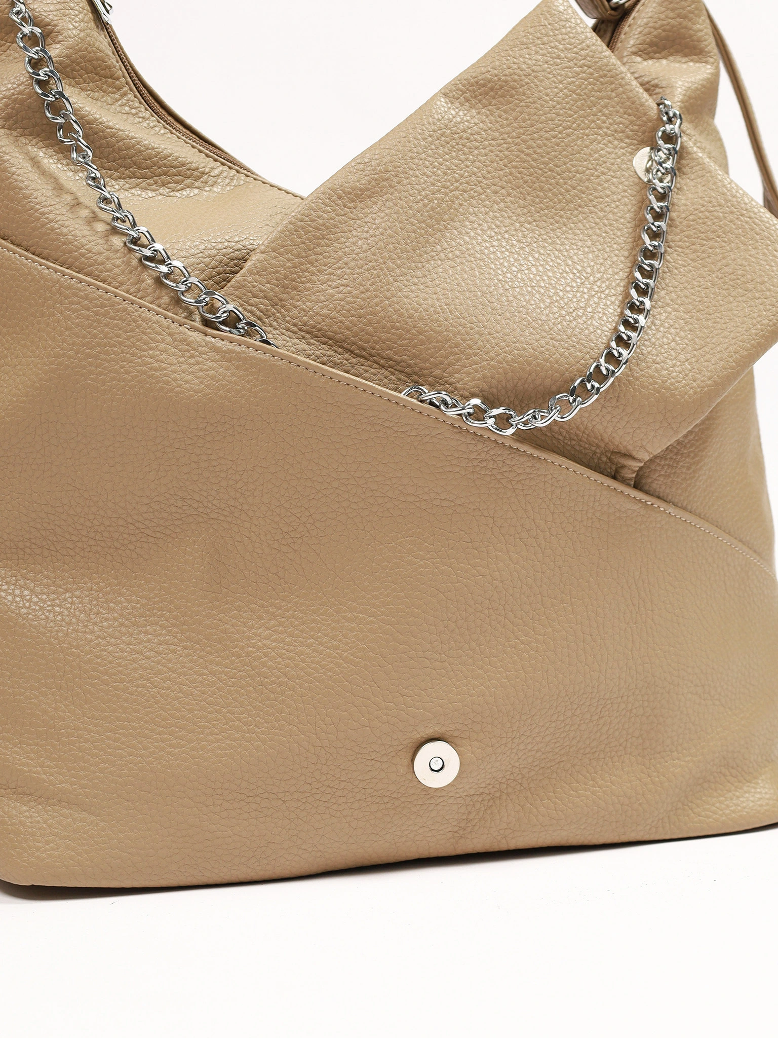 Сумка-шоппер  с регулируемыми ручками, откидным карманом и цепочкой в ассортименте